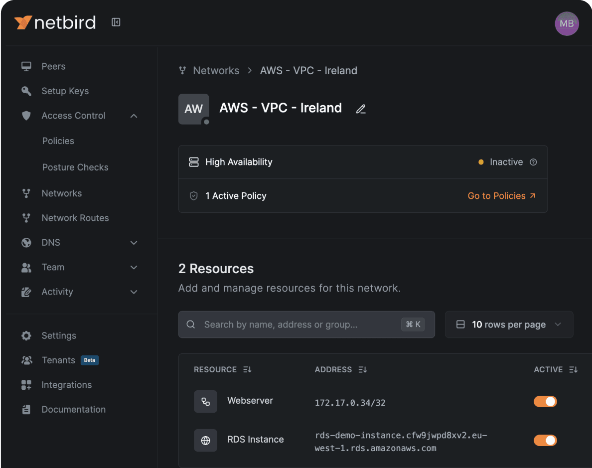 NetBird - Radically Simple and Secure Remote Access