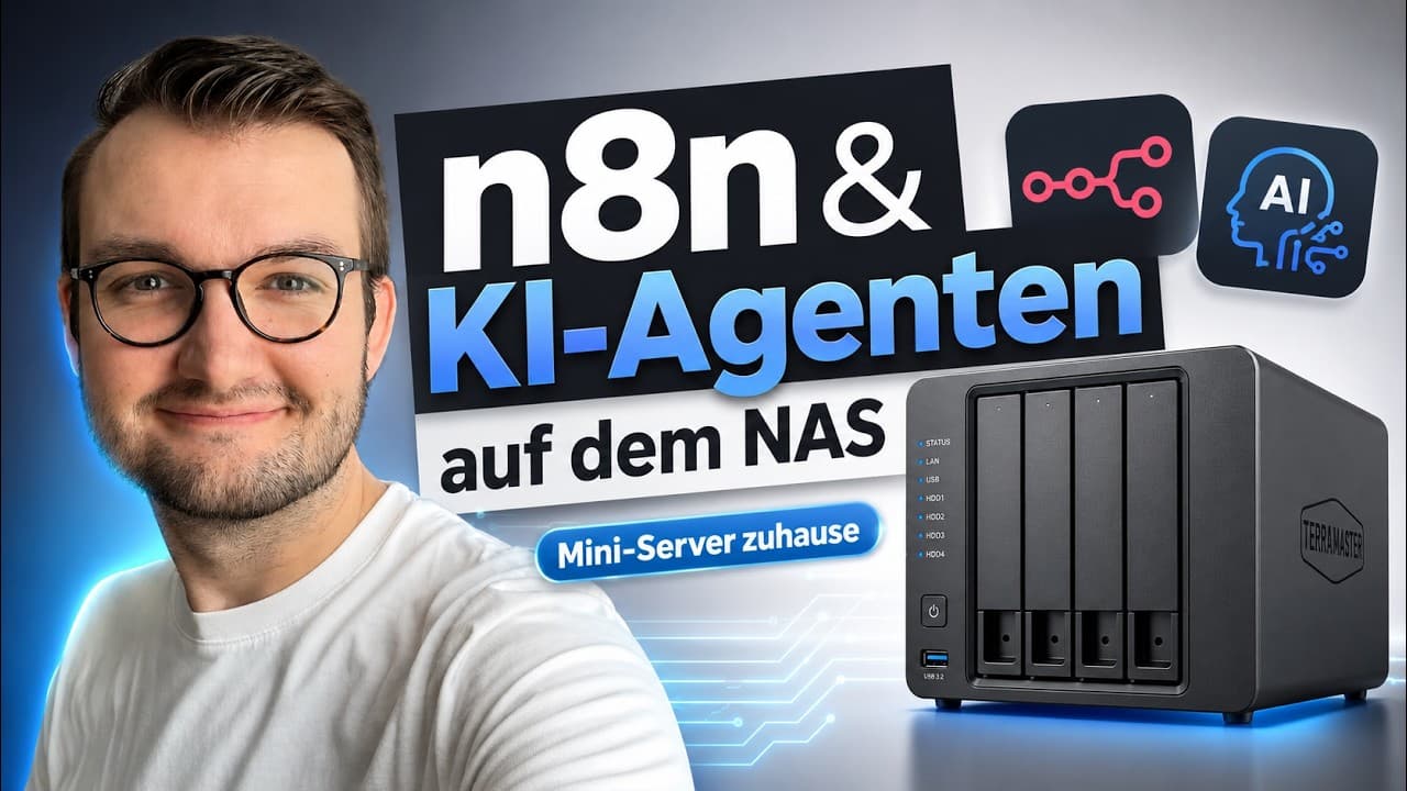 NAS als Mini-Server: n8n & KI-Agenten zu Hause laufen lassen (Terramaster F4-425 Pro)