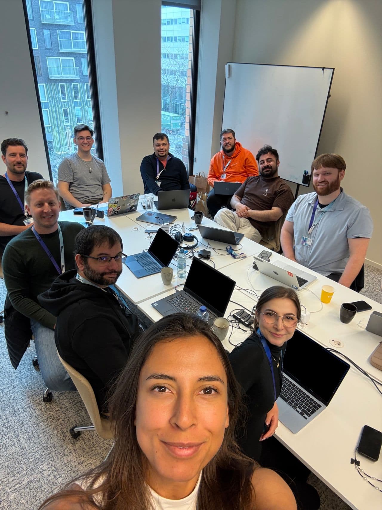 The NetBird team in a working session