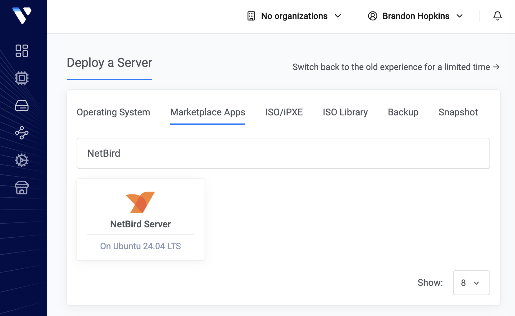 NetBird on the Vultr Marketplace