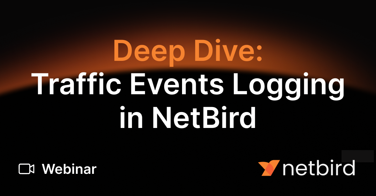 NetBird Traffic Events Logging