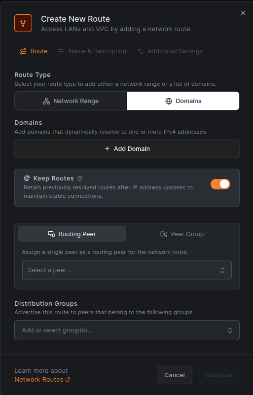 DNS Routes