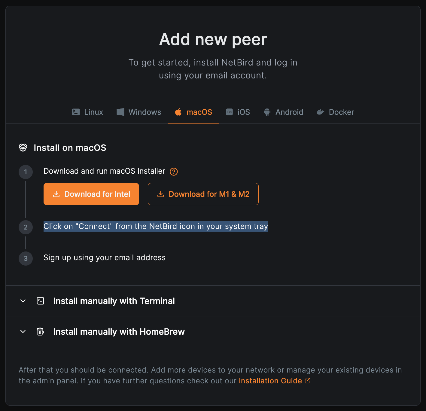 NetBird Installation