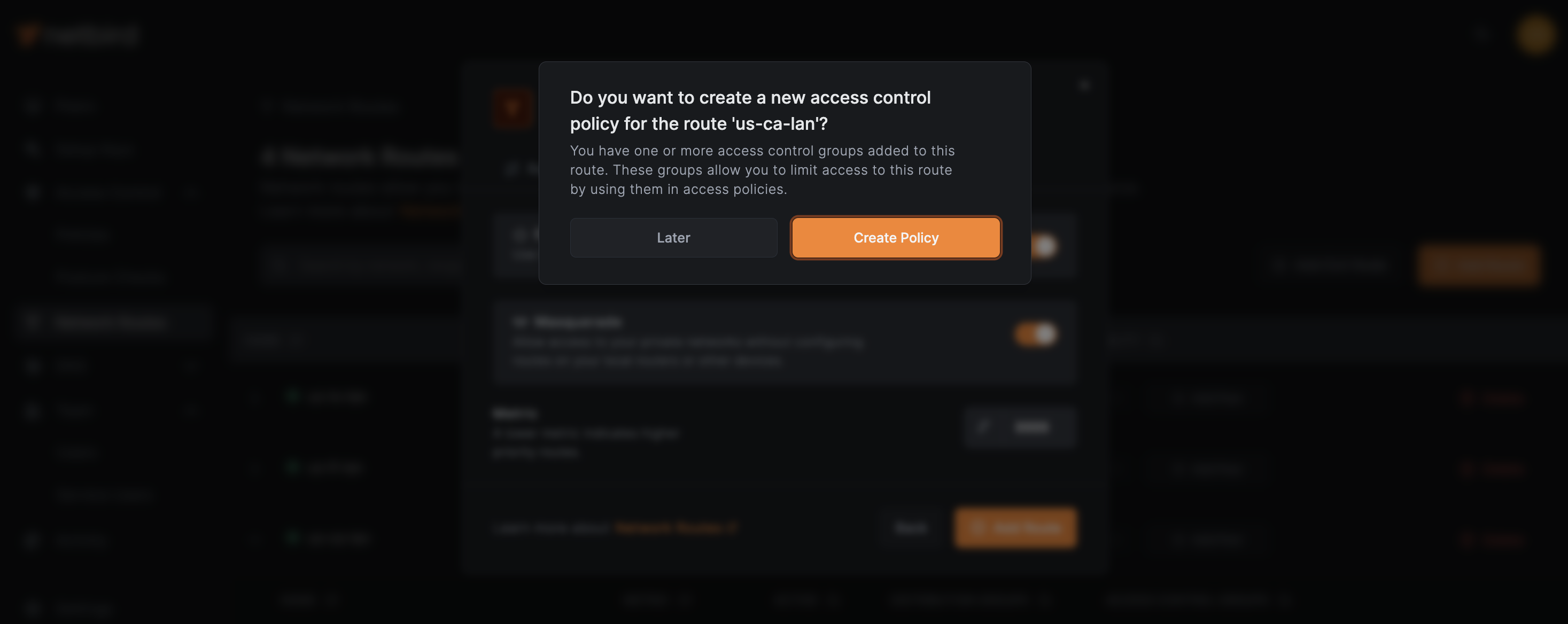 Access Control Policy