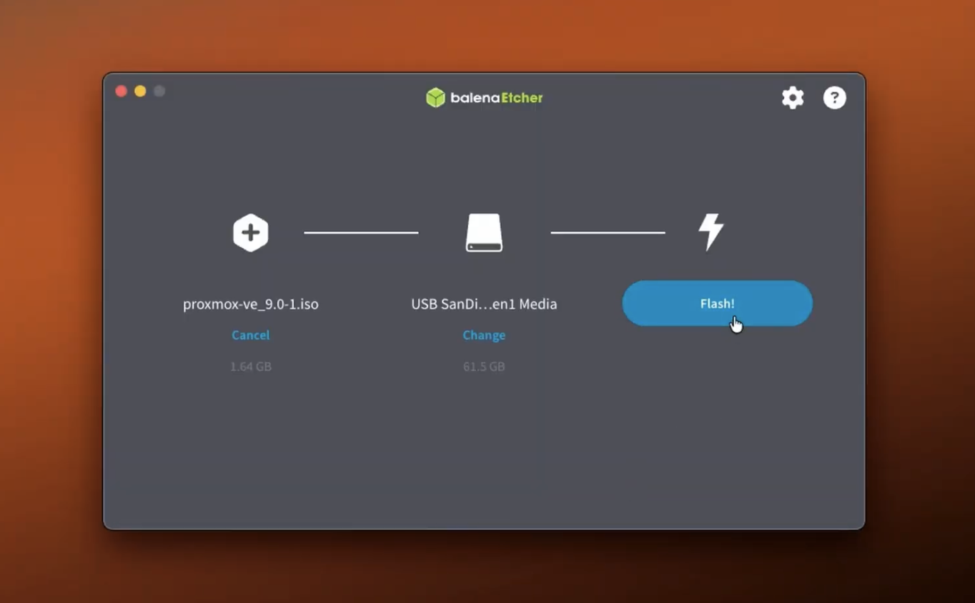 Proxmox USB Flash